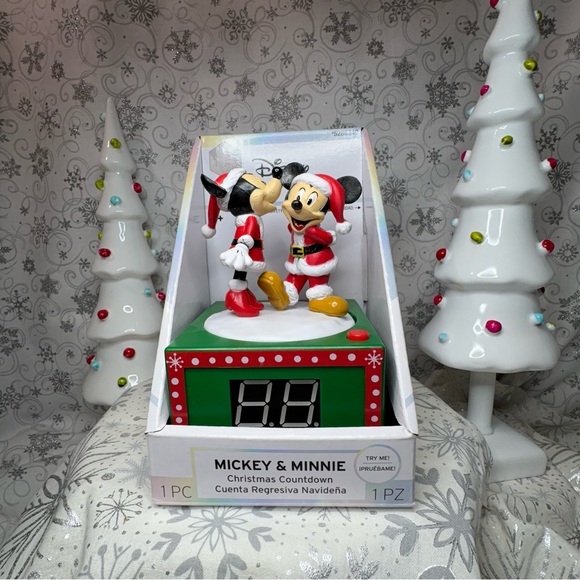 Disney Other - Disney Mickey Mouse Minnie Mouse Animated Talking Countdown 2 Christmas Calendar